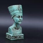 Queen Nefertiti Head Statue: Egyptian Decor Replica - صورة إضافية 5