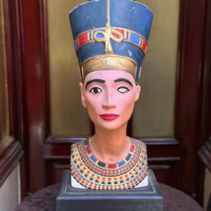 Queen Nefertiti Statue, Egyptian Queen Replica, Vintage Antique