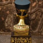 Queen Nefertiti Statue: Gold Leaf Egyptian Replica, Home Decor - صورة إضافية 5