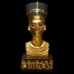 Queen Nefertiti Statue: Gold Leaf Egyptian Replica, Home Decor - صورة إضافية 7