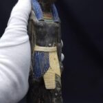Rare Ancient Egyptian Antiquities Sobek Crocodile God Statue - Pharaonic Antique Stone B.C. Statue - صورة إضافية 10