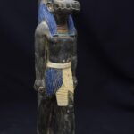 Rare Ancient Egyptian Antiquities Sobek Crocodile God Statue - Pharaonic Antique Stone B.C. Statue - صورة إضافية 2