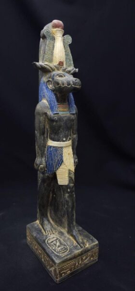Rare Ancient Egyptian Antiquities Sobek Crocodile God Statue - Pharaonic Antique Stone B.C. Statue - صورة إضافية 2