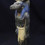 Rare Ancient Egyptian Antiquities Sobek Crocodile God Statue - Pharaonic Antique Stone B.C. Statue - صورة إضافية 3