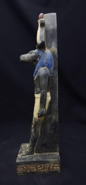 Rare Ancient Egyptian Antiquities Sobek Crocodile God Statue - Pharaonic Antique Stone B.C. Statue - صورة إضافية 9