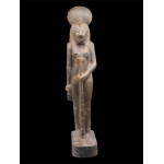 Rare Sekhmet Statue in Real Black Granite - 40 cm / 15.7 Inches Museum Quality Egyptian Goddess