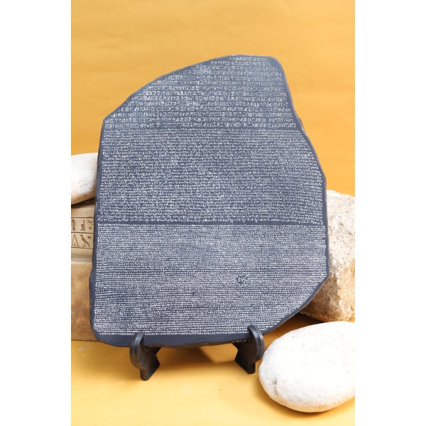 Rosetta Stone Replica - Unlock the Secrets of Ancient Egyptian Hieroglyphs - Handmade Egyptian Antiques