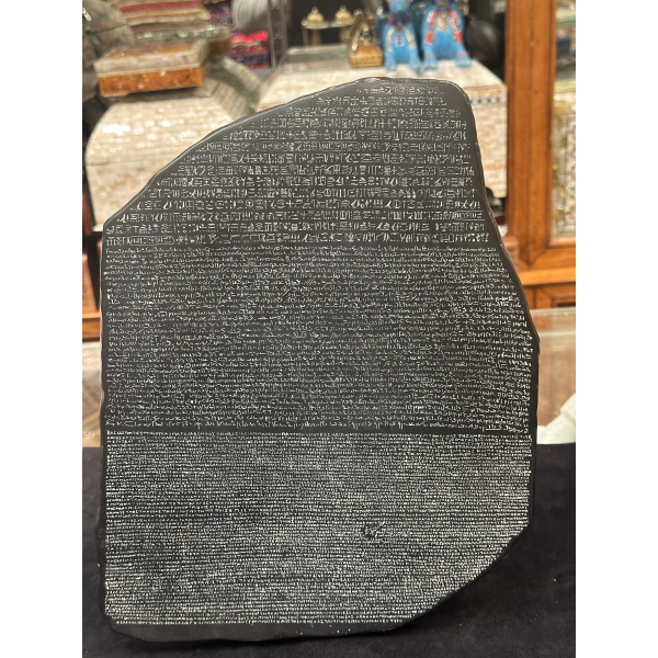 Rosetta Stone Replica - Unlock the Secrets of Ancient Egyptian Hieroglyphs - Handmade Egyptian Antiques