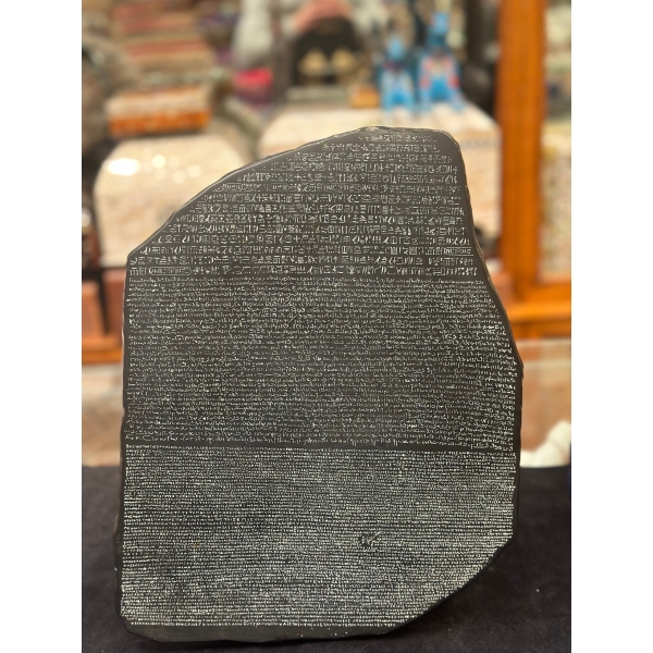Rosetta Stone Replica - Unlock the Secrets of Ancient Egyptian Hieroglyphs - Handmade Egyptian Antiques
