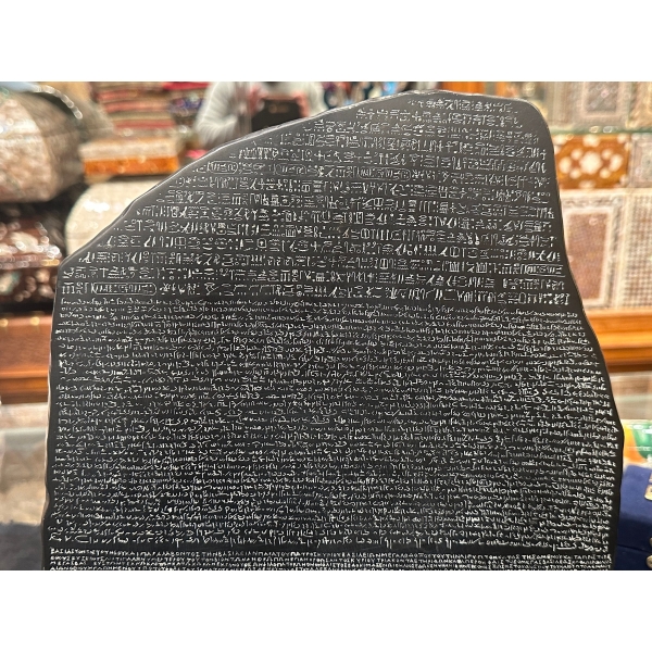 Rosetta Stone Replica - Unlock the Secrets of Ancient Egyptian Hieroglyphs - Handmade Egyptian Antiques