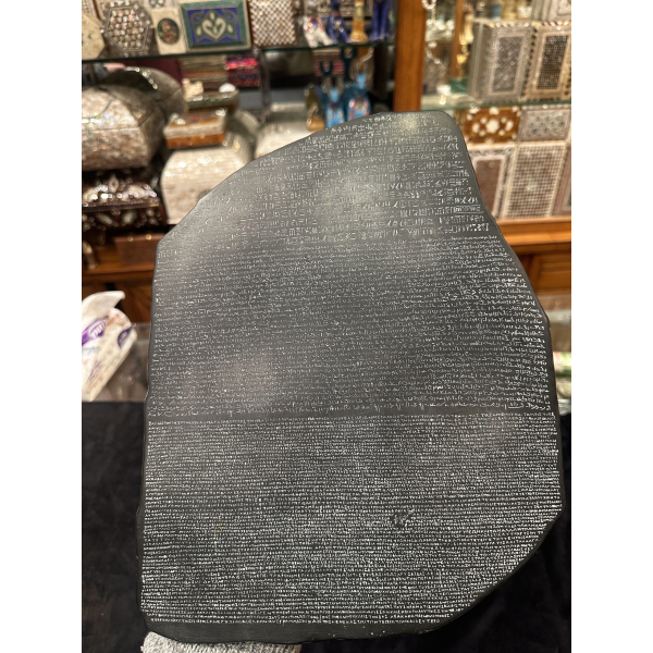Rosetta Stone Replica - Unlock the Secrets of Ancient Egyptian Hieroglyphs - Handmade Egyptian Antiques