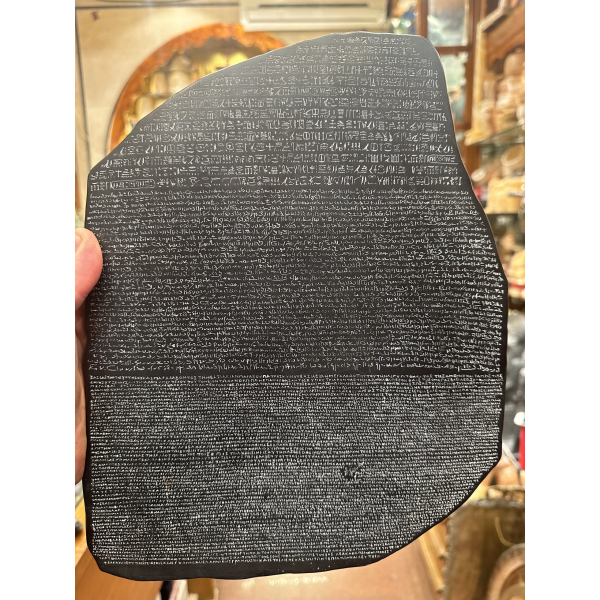 Rosetta Stone Replica - Unlock the Secrets of Ancient Egyptian Hieroglyphs - Handmade Egyptian Antiques