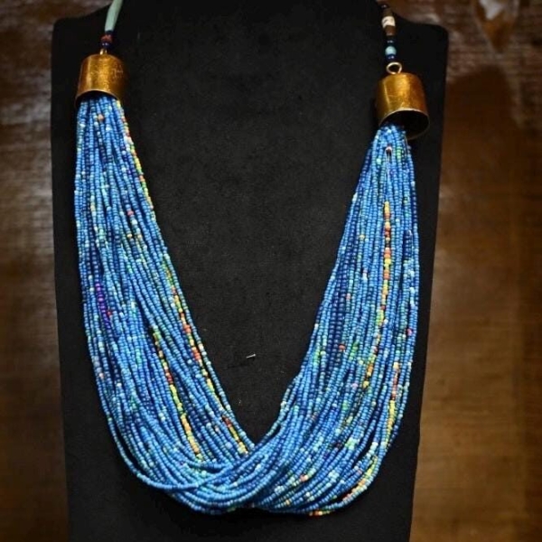 Royal Menat Necklace – Egyptian Brass Artisan Beads, New Kingdom Replica