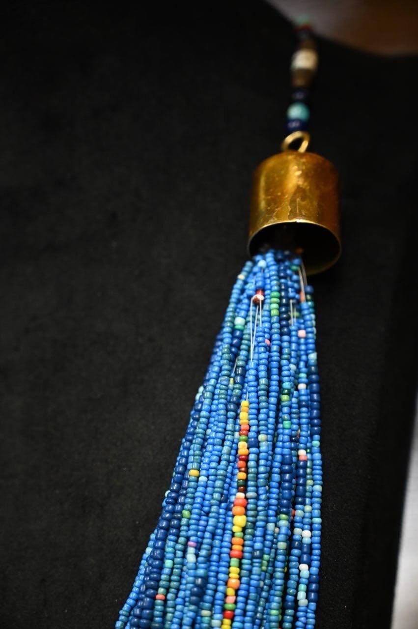 Royal Menat Necklace – Egyptian Brass Artisan Beads, New Kingdom Replica