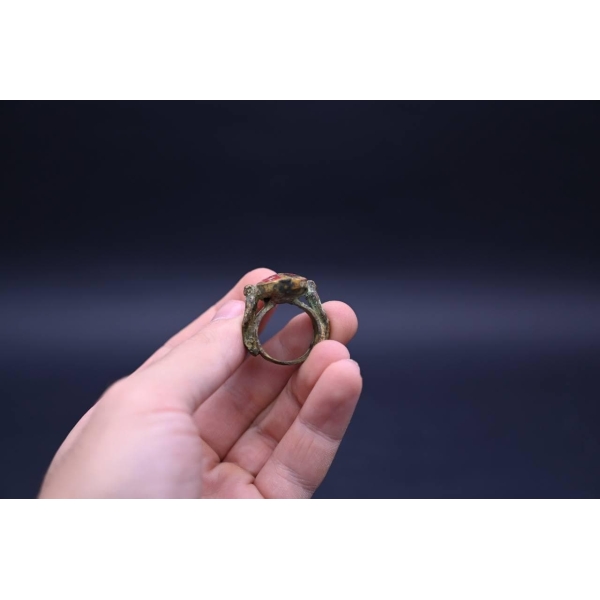 Scarab ring-amazing Ring the symbol of good luck-good life-ancient Egyptian ornament-mythology