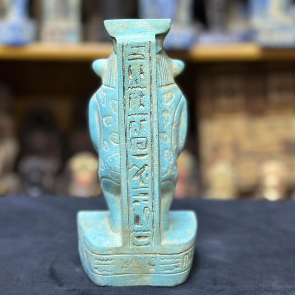 sculptures statue Bes god of fun pleasure -childhood in ancient Egypt-Handcraft-Egyptian antiques-Egyptian mythology-gods-deity-antique arch