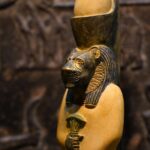 Sekhmet Statue, Ancient Egyptian Lion Goddess, Made in Egypt - صورة إضافية 5