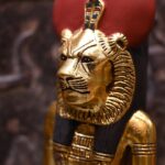 Sekhmet Statue - Egyptian Goddess of War, Gold Leaf Replica - صورة إضافية 2
