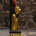 Sekhmet Statue - Egyptian Goddess of War, Gold Leaf Replica - صورة إضافية 3