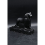 Sekhmet Statue: Egyptian Lioness Goddess of War, Gold Leaf Replica