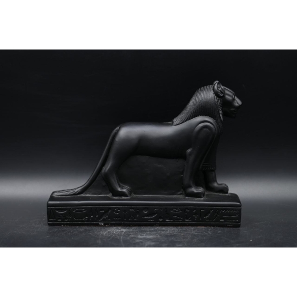 Sekhmet Statue: Egyptian Lioness Goddess of War, Gold Leaf Replica - صورة إضافية 4