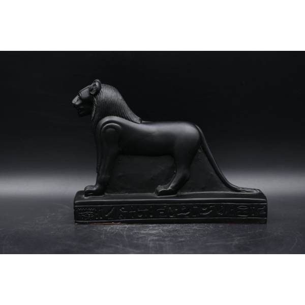Sekhmet Statue: Egyptian Lioness Goddess of War, Gold Leaf Replica - صورة إضافية 8