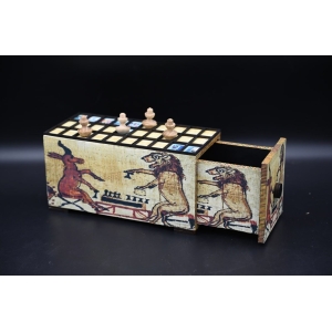 Senet game-ancient Egyptian games-Egyptian senet game board -King Tutankhamun game-Egyptian mythology--Egyptian antiquities