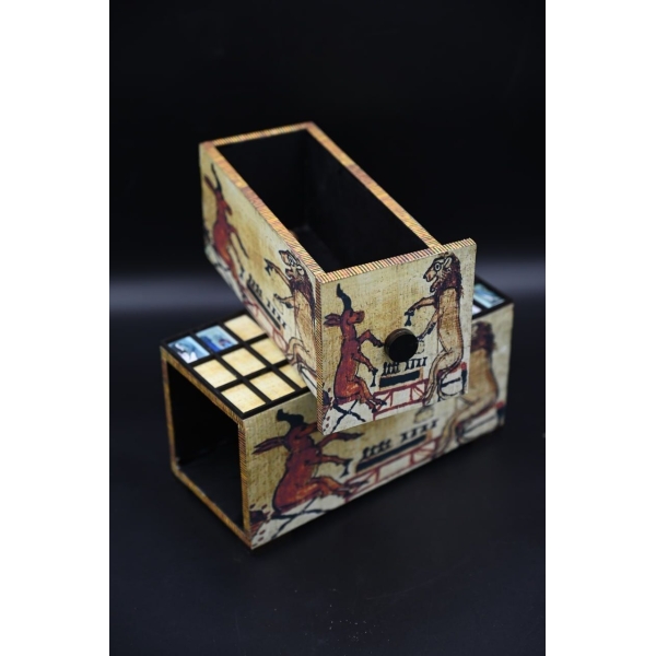 Senet game-ancient Egyptian games-Egyptian senet game board -King Tutankhamun game-Egyptian mythology--Egyptian antiquities - صورة إضافية 2