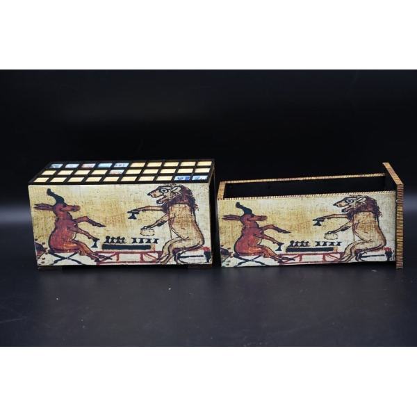 Senet game-ancient Egyptian games-Egyptian senet game board -King Tutankhamun game-Egyptian mythology--Egyptian antiquities - صورة إضافية 3