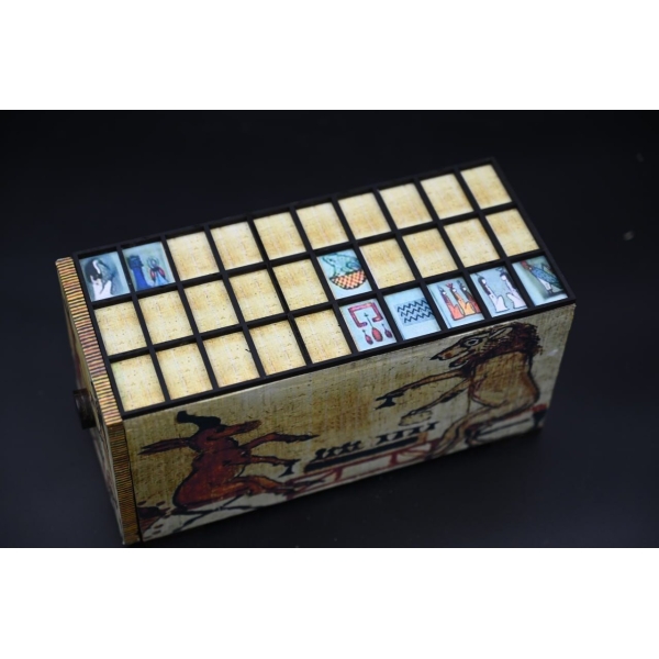 Senet game-ancient Egyptian games-Egyptian senet game board -King Tutankhamun game-Egyptian mythology--Egyptian antiquities - صورة إضافية 8