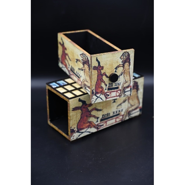 Senet game-ancient Egyptian games-Egyptian senet game board -King Tutankhamun game-Egyptian mythology--Egyptian antiquities - صورة إضافية 9