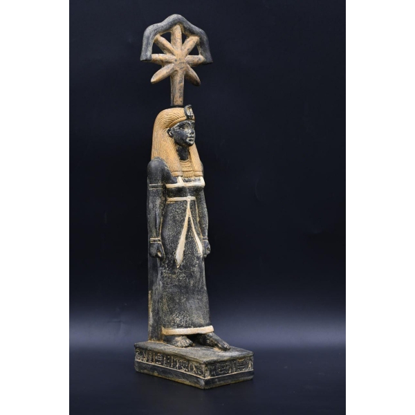 Seshat Statue: Egyptian Goddess of Wisdom Stone Sculpture