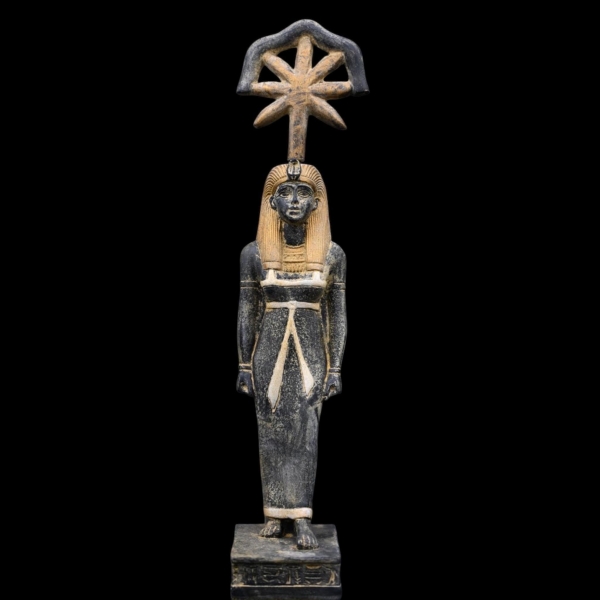 Seshat Statue: Egyptian Goddess of Wisdom Stone Sculpture