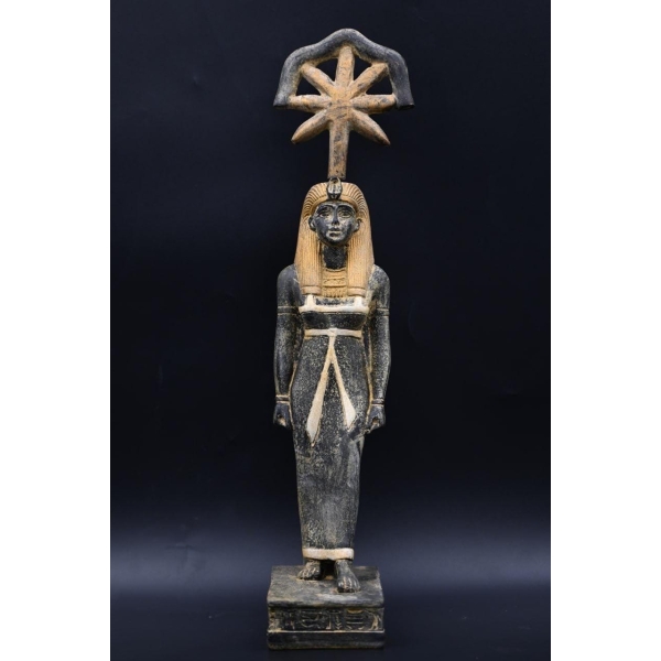 Seshat Statue: Egyptian Goddess of Wisdom Stone Sculpture