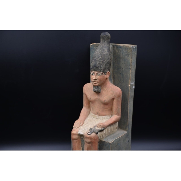 Sesostris I - Egyptian King Statue - Antique - Egyptian -Replica - صورة إضافية 8