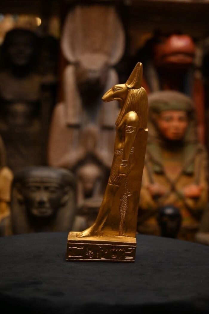 Seth-Amazing statue for Set/the god of the desert and storms-ancient Egyptian religion- Egyptian deities--gods sculpture - صورة إضافية 8