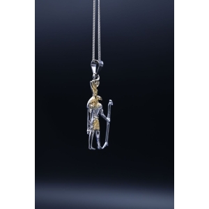 Silver God Seth Pendant – Egyptian Amulet Necklace