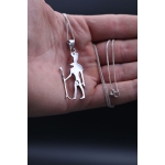 Silver God Seth Pendant – Egyptian Amulet Necklace