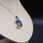 Silver Lotus Amulet – Egyptian Pendant, Made in Egypt - صورة إضافية 3