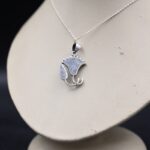 Silver Lotus Amulet – Egyptian Pendant, Made in Egypt - صورة إضافية 4