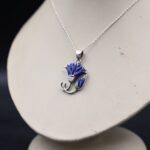 Silver Lotus Amulet – Egyptian Pendant, Made in Egypt - صورة إضافية 6