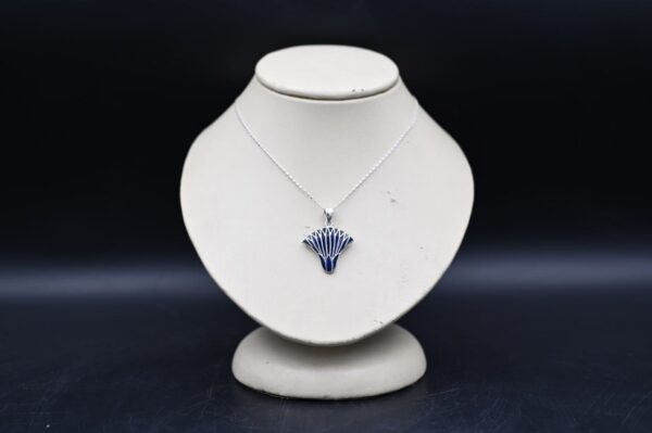 Silver Lotus Amulet - Egyptian Revival Pendant, Made in Egypt - صورة إضافية 10
