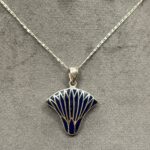Silver Lotus Amulet - Egyptian Revival Pendant, Made in Egypt - صورة إضافية 8