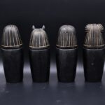 sons of Horus Statues - - Egyptian antiques - Egyptian deities-Egyptian mythology-sculpture gods - صورة إضافية 7