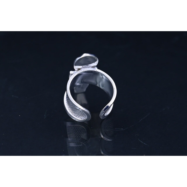 Sterling Silver Ankh Ring - Egyptian Key of Life Symbol - صورة إضافية 7