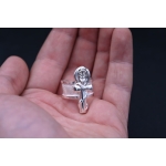 Sterling Silver Ankh Ring - Egyptian Key of Life Symbol - صورة إضافية 8