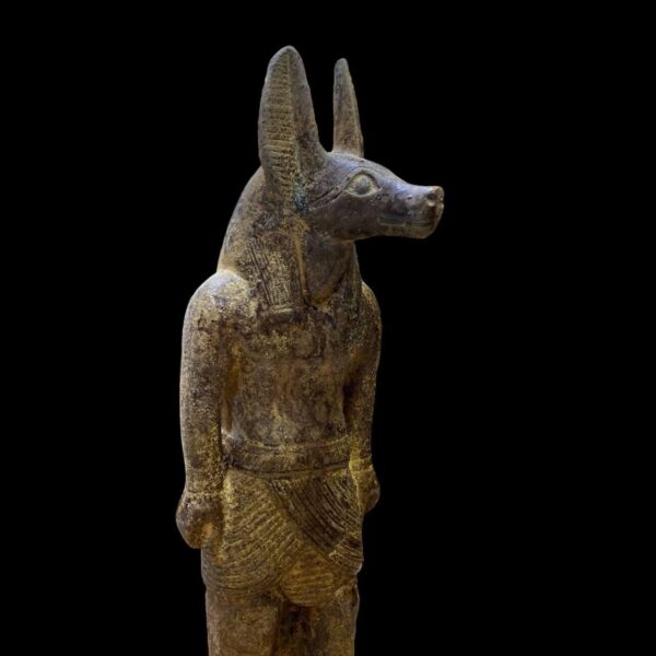 Stone Anubis Statue: Egyptian God of Mummification Replica - صورة إضافية 5