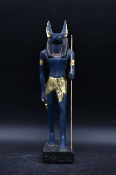 Stone Anubis Statue - Egyptian Mythology Replica - صورة إضافية 3