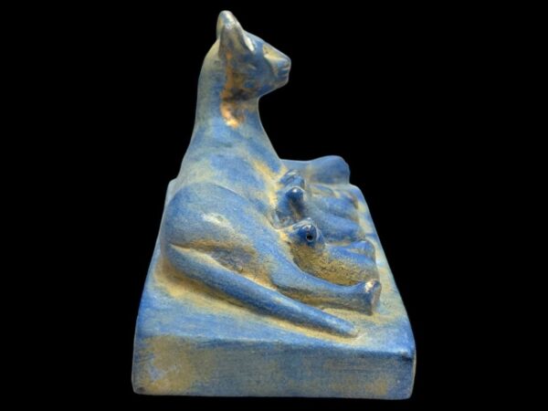 Stone Bastet Statue: Egyptian Goddess Decor - صورة إضافية 2