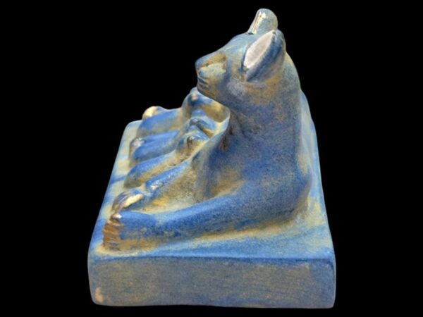 Stone Bastet Statue: Egyptian Goddess Decor - صورة إضافية 4